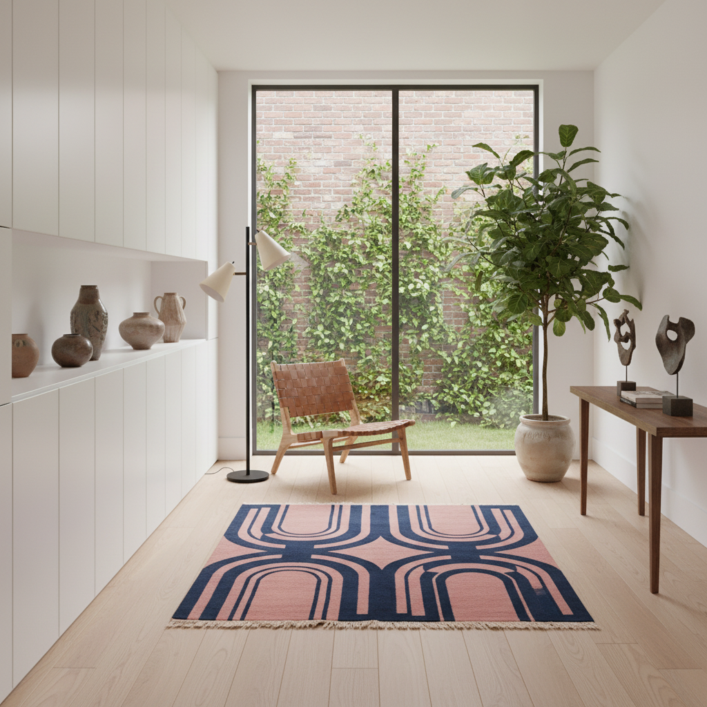 Diamond Veil Hand Knotted Rug