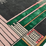 Dragon Gate Realm Hand Tufted Wool Rug