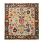 Dreamy Floral Hand Knotted Area Rug