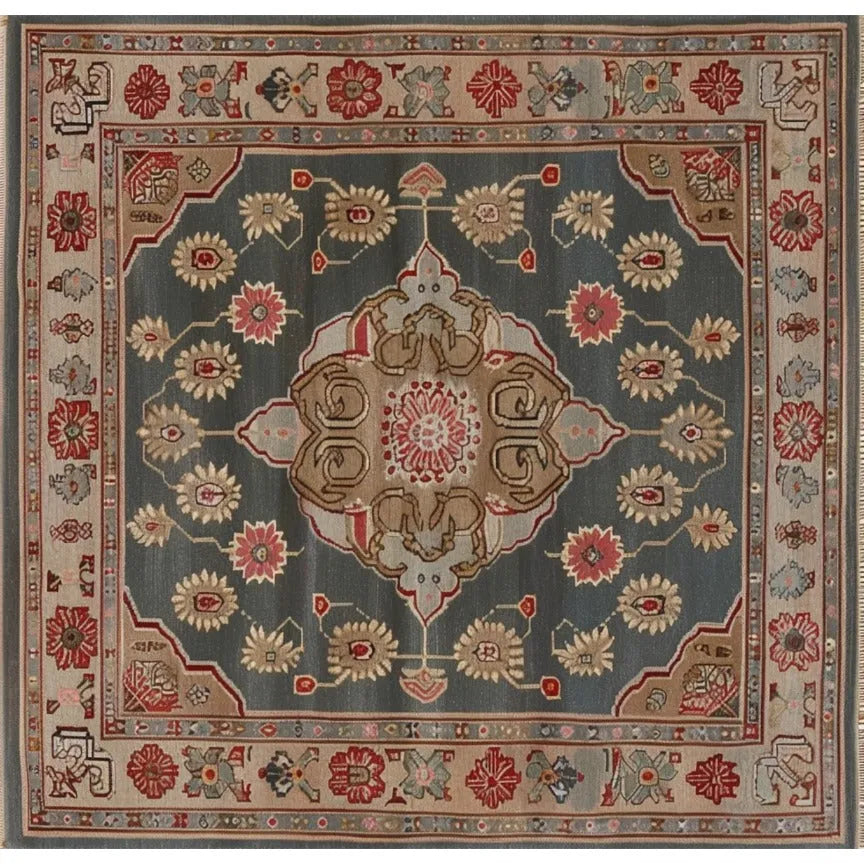 Dusk Blossom Hand Knotted Area Rug