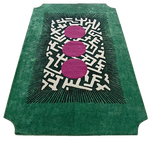 Edged Valley of the Suns Hand Tufted Wool Rug - Green