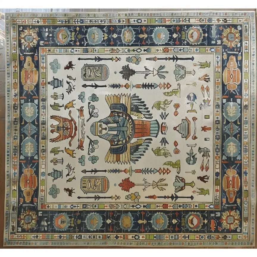 Egyptian Tapestry Hand Tufted Rug