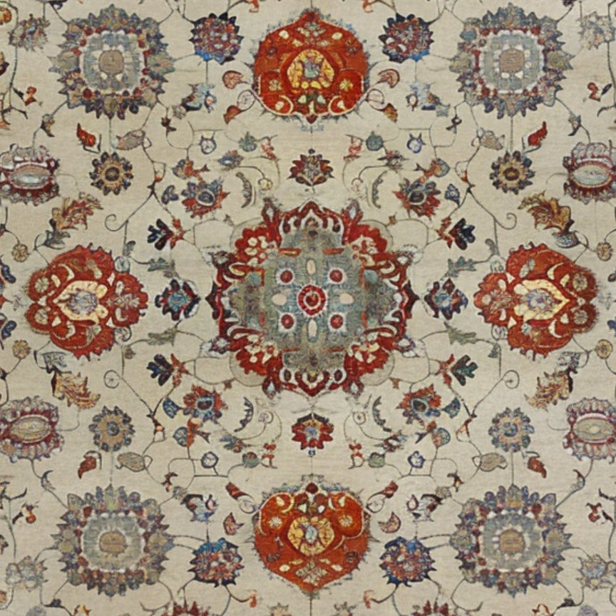 Elegance in Bloom Hand Knotted Area Rug