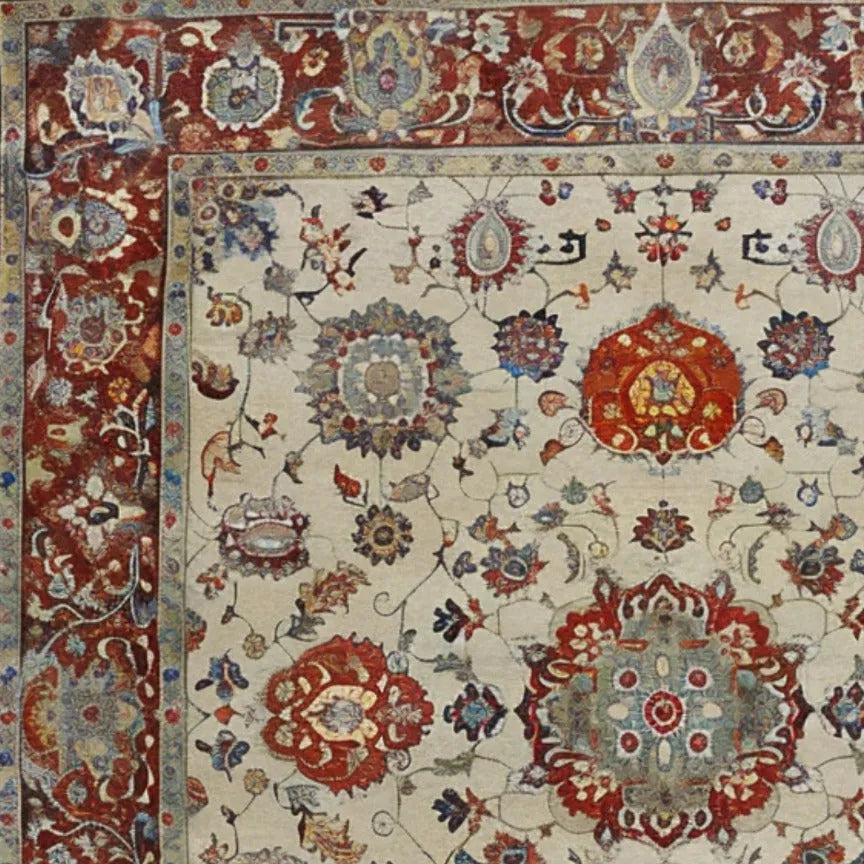 Elegance in Bloom Hand Knotted Area Rug