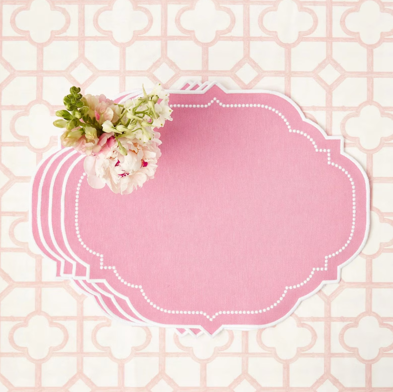 Elegant Blush Placemats