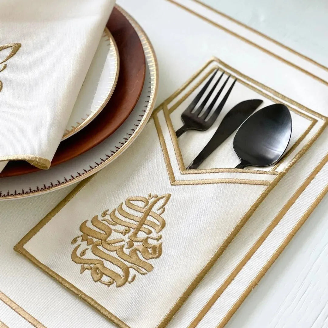 Elegant Lettering Placemats