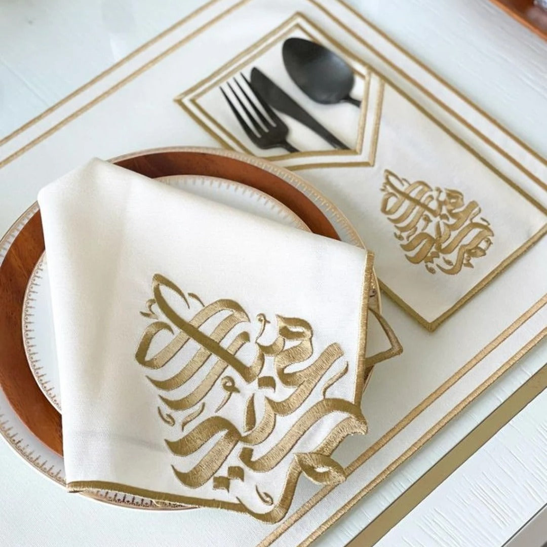 Elegant Lettering Placemats