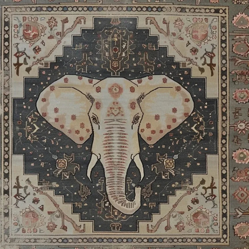 Elephant Whisper Hand Tufted Rug