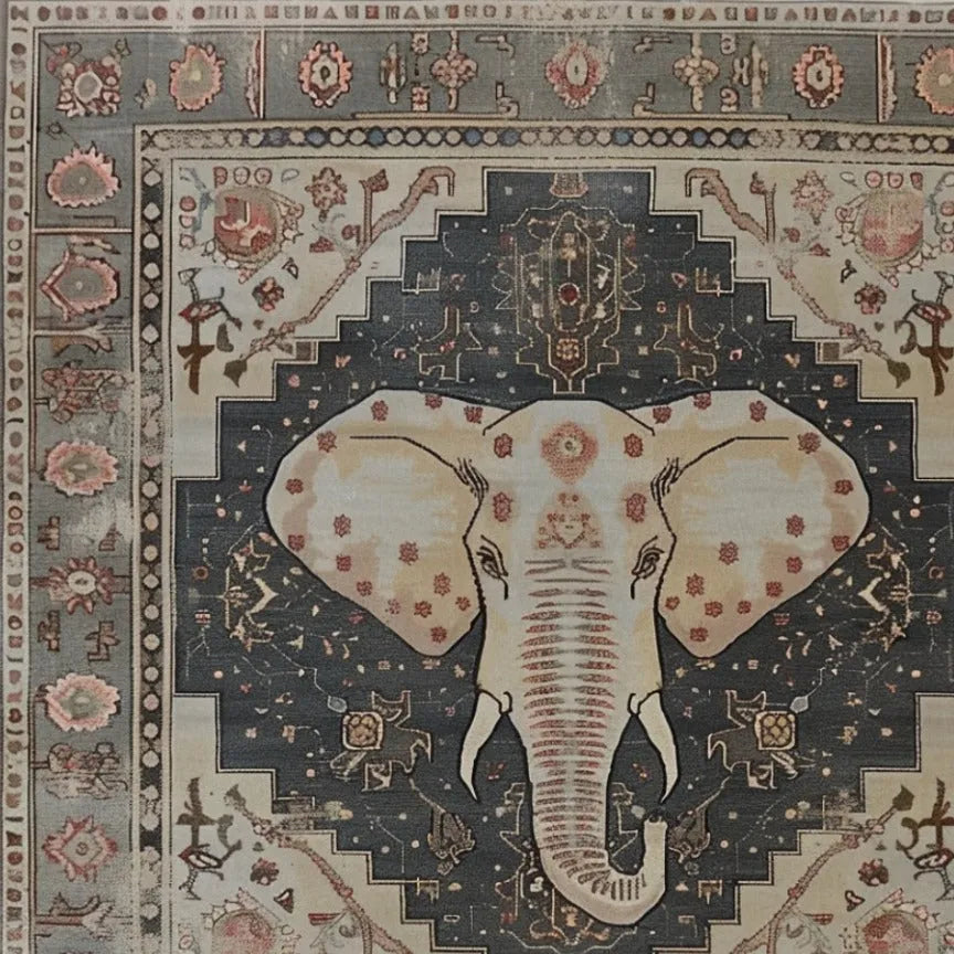 Elephant Whisper Hand Tufted Rug