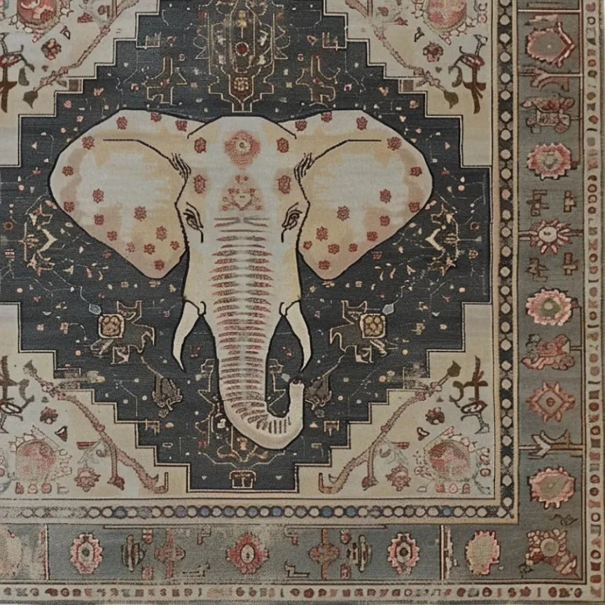 Elephant Whisper Hand Tufted Rug