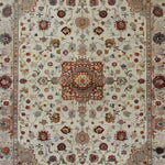 Embellished Flower Hand Knotted Area Rug
