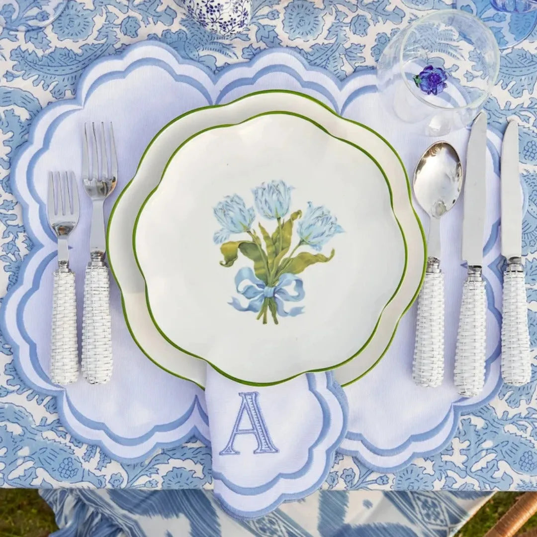 Embroidered Monogram Placemats