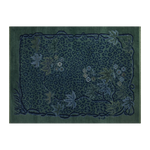 Emerald Leopard Jungle Hand Knotted Rug - alternate view