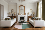 Emerald Blush Canvas Hand Tufted Rug - MAIA HOMES