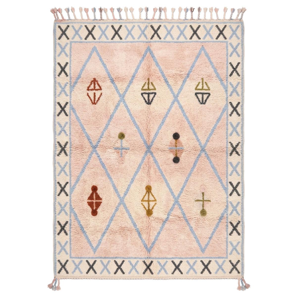 Enchanted Lattice Moroccan Shag Rug