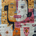 Ethereal Mask Tapestry Hand Knotted Rug