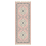 Ethereal Petal Hand Knotted Runner Rug
