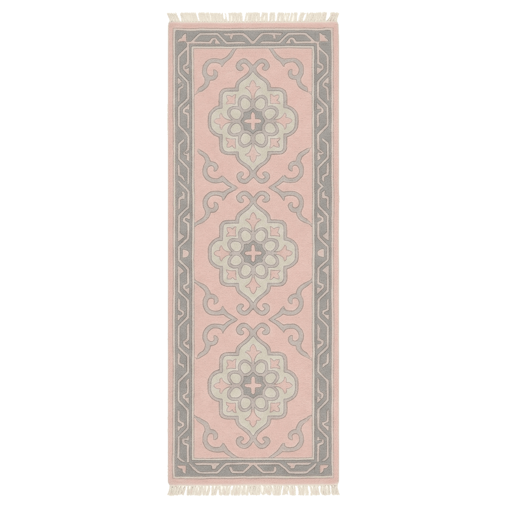 Ethereal Petal Hand Knotted Runner Rug - MAIA HOMES