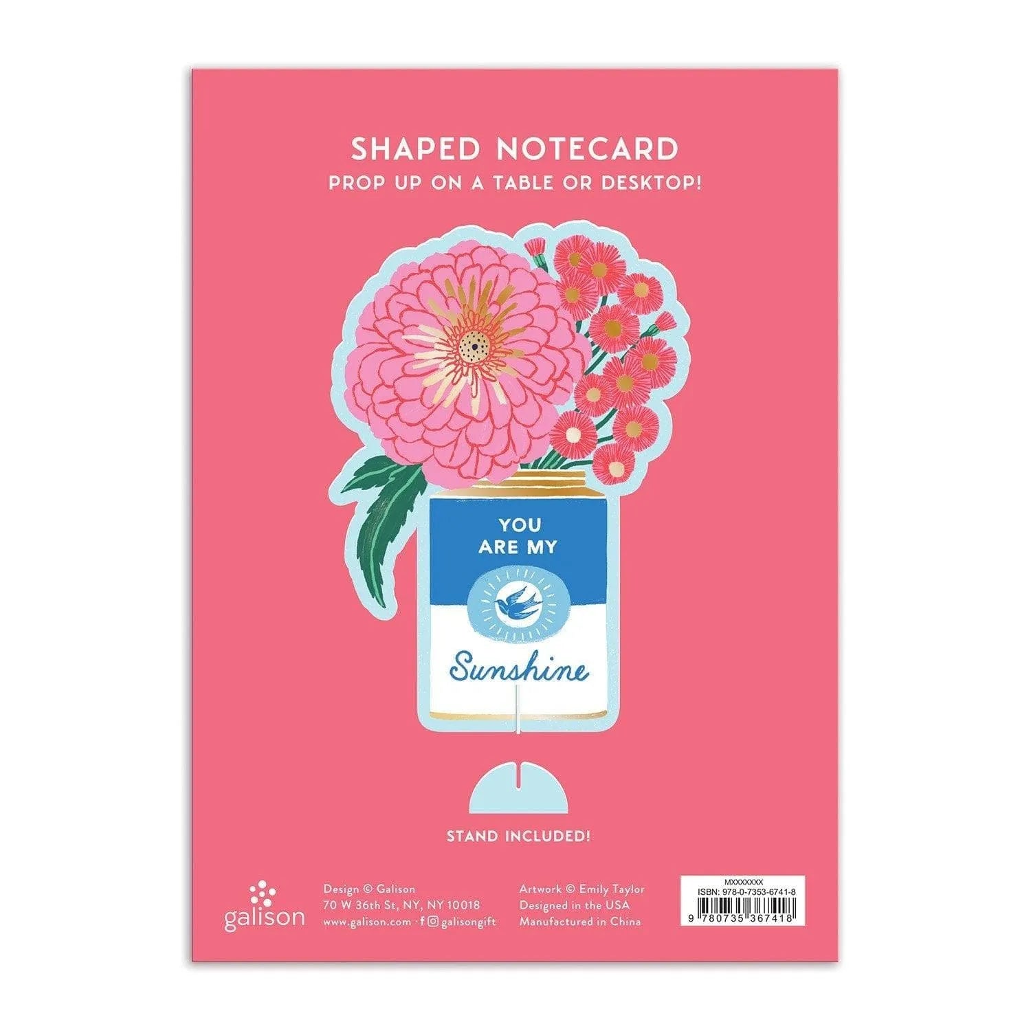 Ever Upward Love and Friendship Shaped Notecard w/Stand