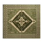 Evergreen Checkmate Hand Knotted Rug - alternate view