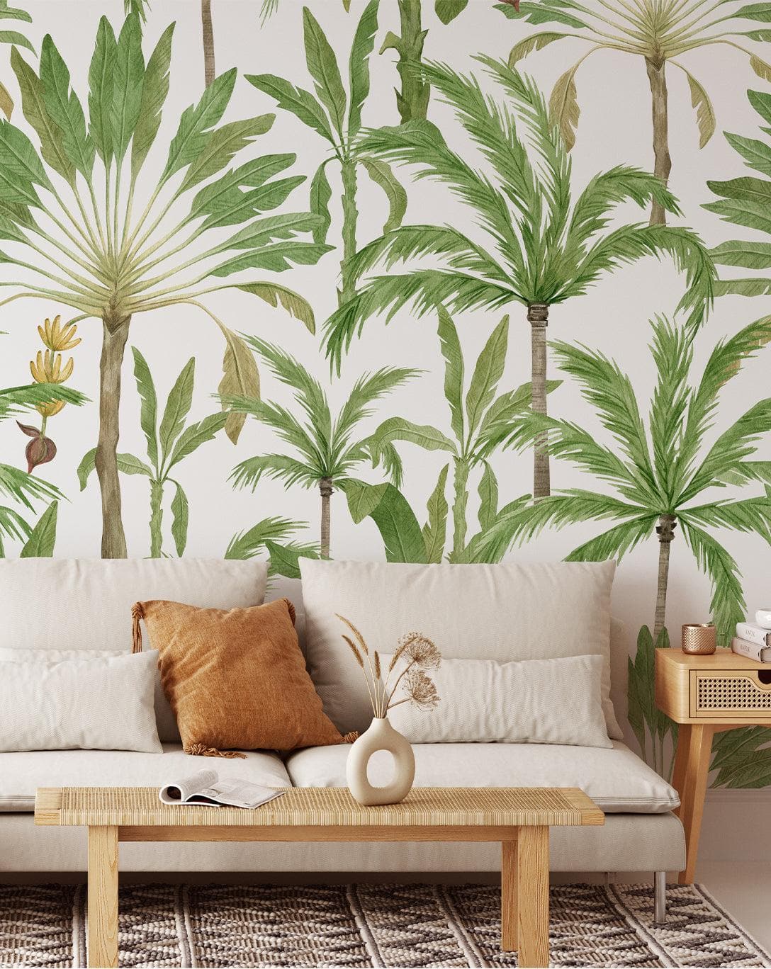 Exotic Palms Tropical Wall Mural Exotic Palms Tropical Wall Mural 