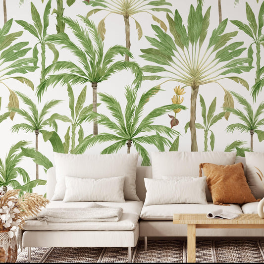 Exotic Palms Tropical Wall Mural 