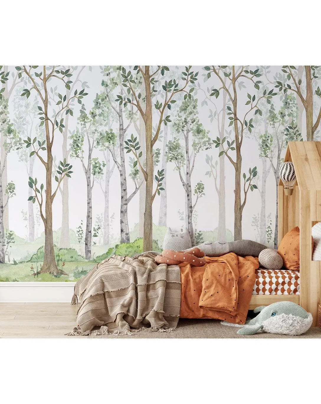 Fairy Misty Forest Kids Room Wall Mural