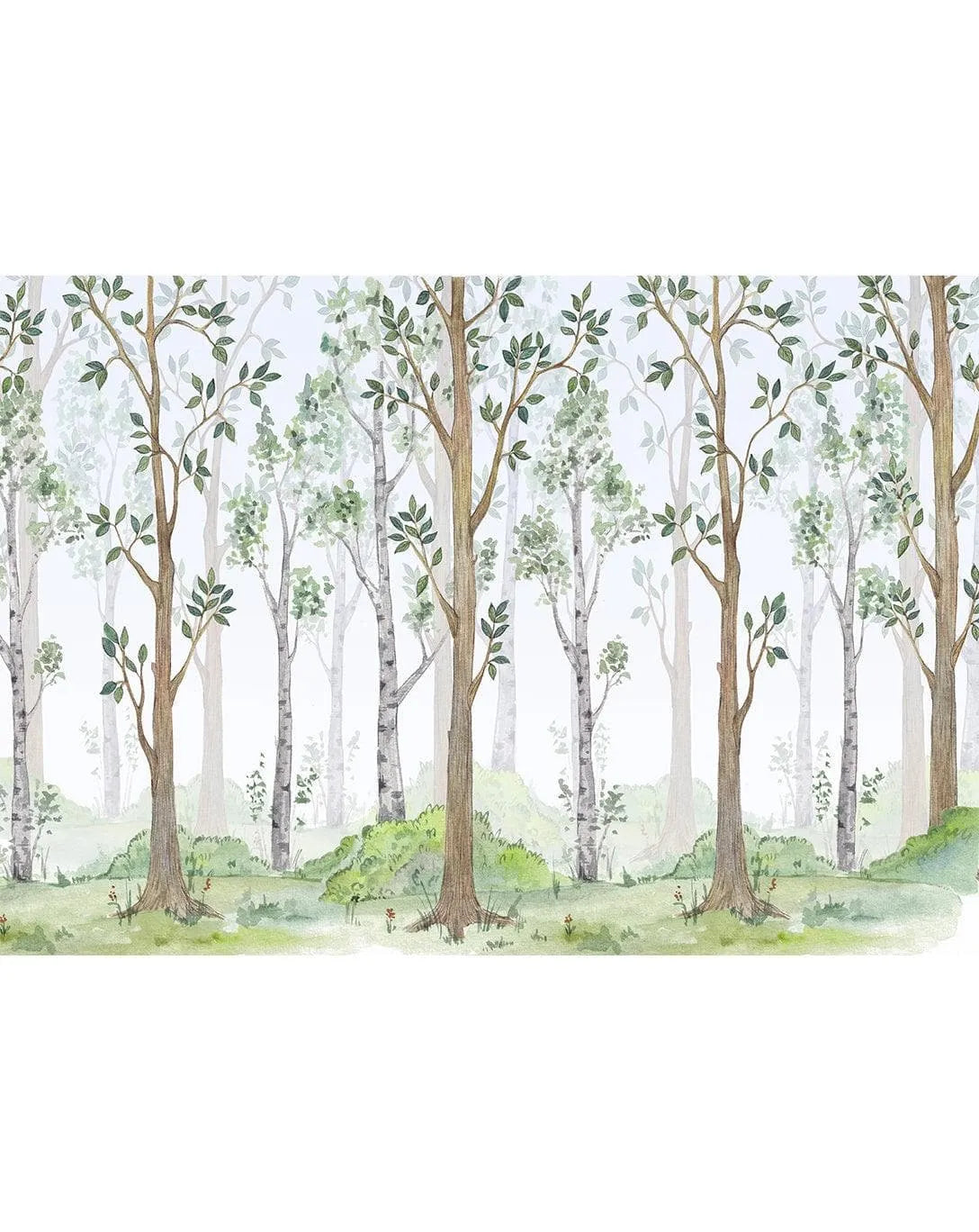 Fairy Misty Forest Kids Room Wall Mural