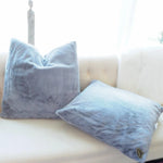 Faux Fur Euro Throw Pillows with Adjustable Inserts 26" x 26"