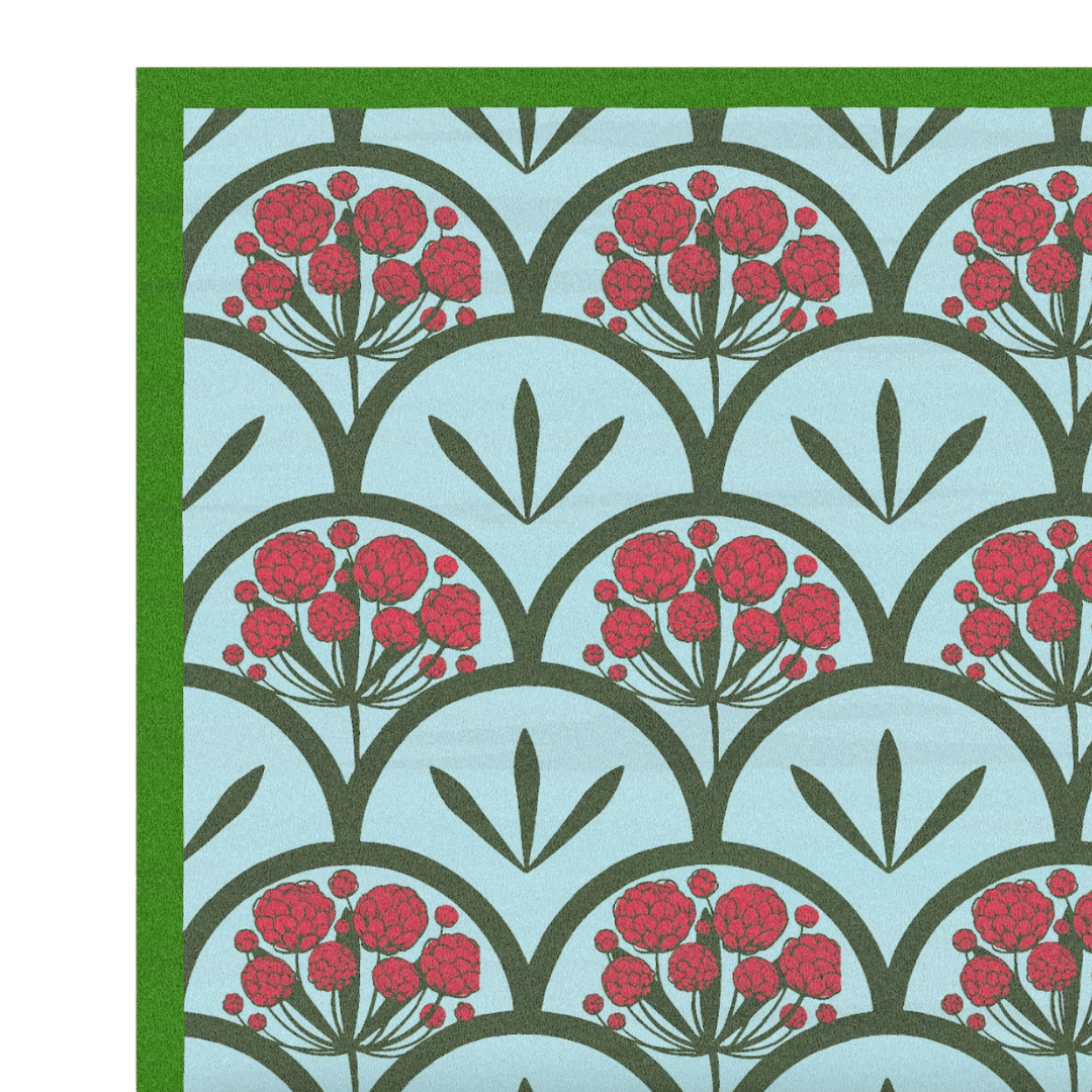 Embrace timeless elegance with the "Feminine Art Deco Floral Hand Tufted Rug." Featuring intricate floral motifs inspired by Art Deco design, this rug exudes sophistication and femininity. Hand-tufted with meticulous attention to detail, it adds a touch of luxury to any space, infusing it with vintage charm and grace