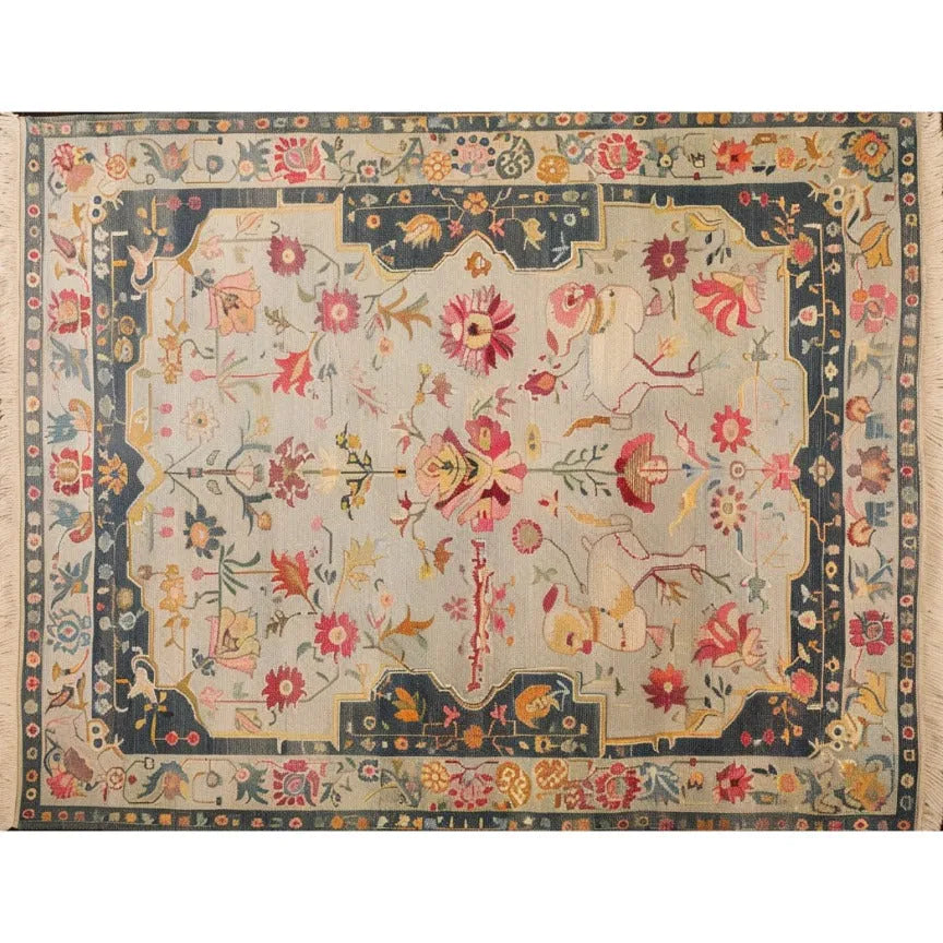 Flora Luxe Hand Knotted Area Rug