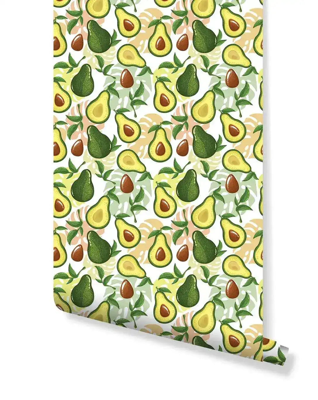 Yellow Green Avocado Kitchen Removable Wallpaper
