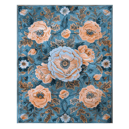 Floral Intrigue Hand Tufted Rug