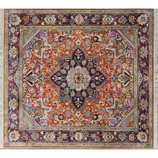 Floral Dreamscape Hand Knotted Area Rug