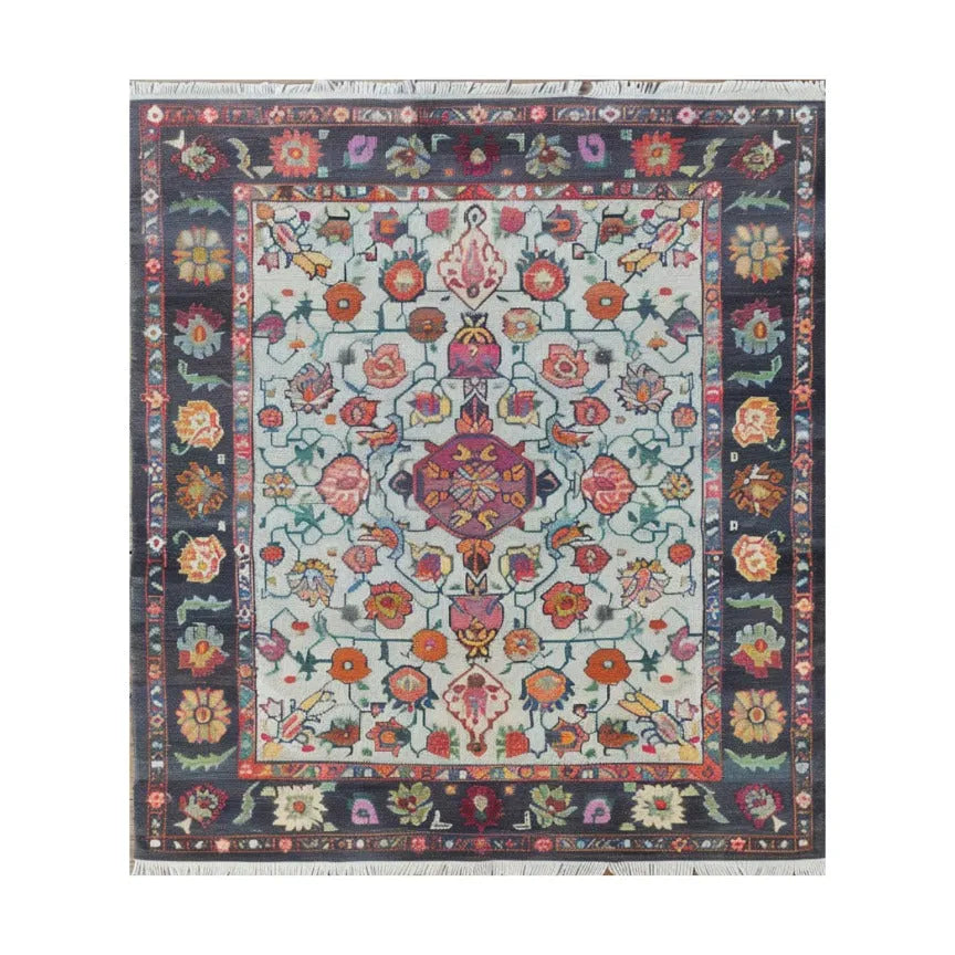 Floral Essence Hand Knotted Area Rug