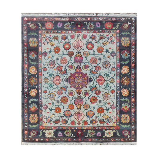 Floral Essence Hand Knotted Area Rug