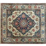 This stunning Floral Euphoria Hand Knotted Area Rug showcases intricate floral patterns with rich colors, perfect for enhancing any living room. The 8x10 vintage rug features a Persian-inspired design, making it an ideal choice for those seeking elegant area rugs for the living room.