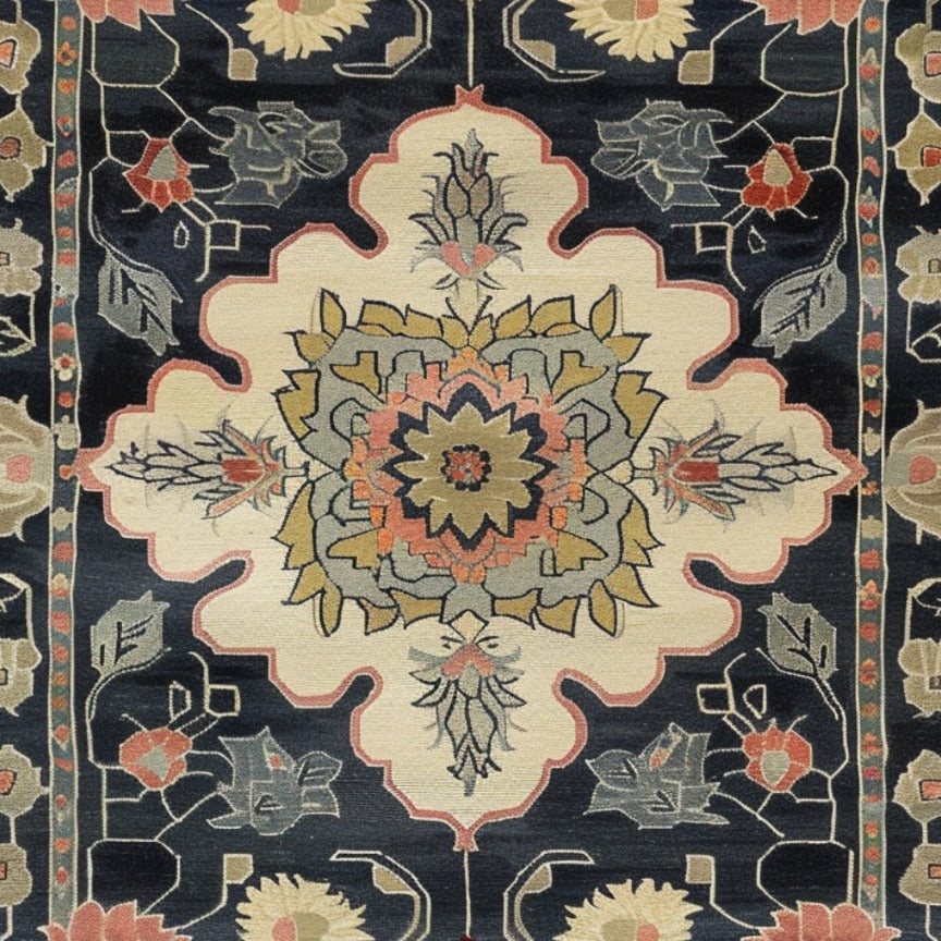 Floral Legacy Medium Hand Knotted Wool Rug