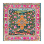 Floral Tapestry Hand Knotted Area Rug