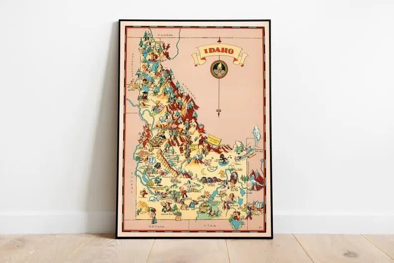 Idoha Map Print| Art History