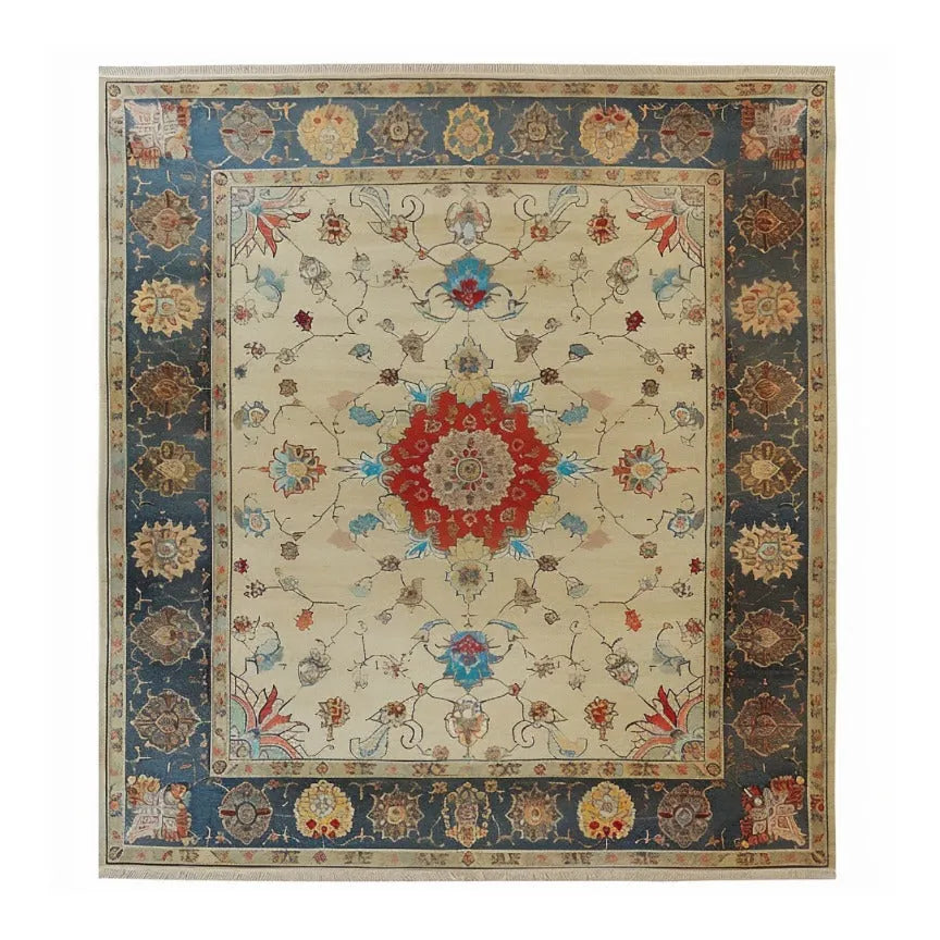 Flowering Oasis Hand Knotted Area Rug