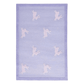 For the Love of Rabbits Hand Tufted Wool Rug - Purple