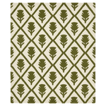 Frame Floral Inlay Hand Tufted Rug - MAIA HOMES