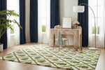 Frame Floral Inlay Hand Tufted Rug - MAIA HOMES