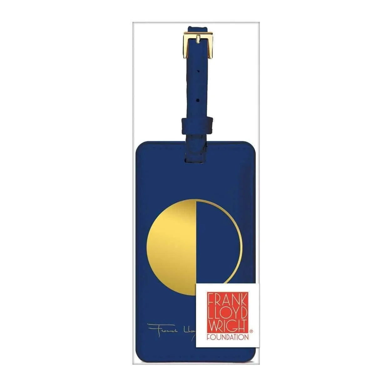 Frank Lloyd Wright Geometry Luggage Tag