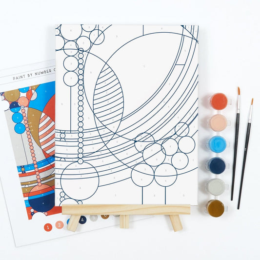 Frank Lloyd Wright March Balloons Paint By Number Kit Frank Lloyd Wright March Balloons Paint By Number Kit 