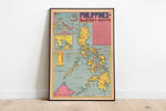 World War 2 Map Print| Poster Print| Philippines Map