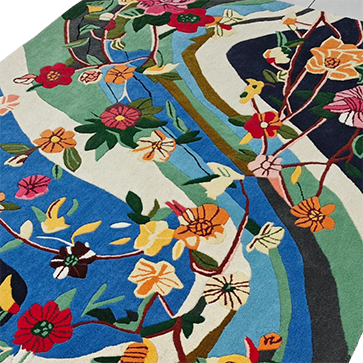 Garden Glam Hand Tufted Wool Rug