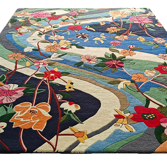 Garden Glam Hand Tufted Wool Rug