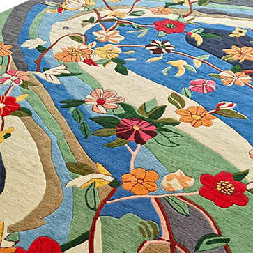 Garden Glam Hand Tufted Wool Rug